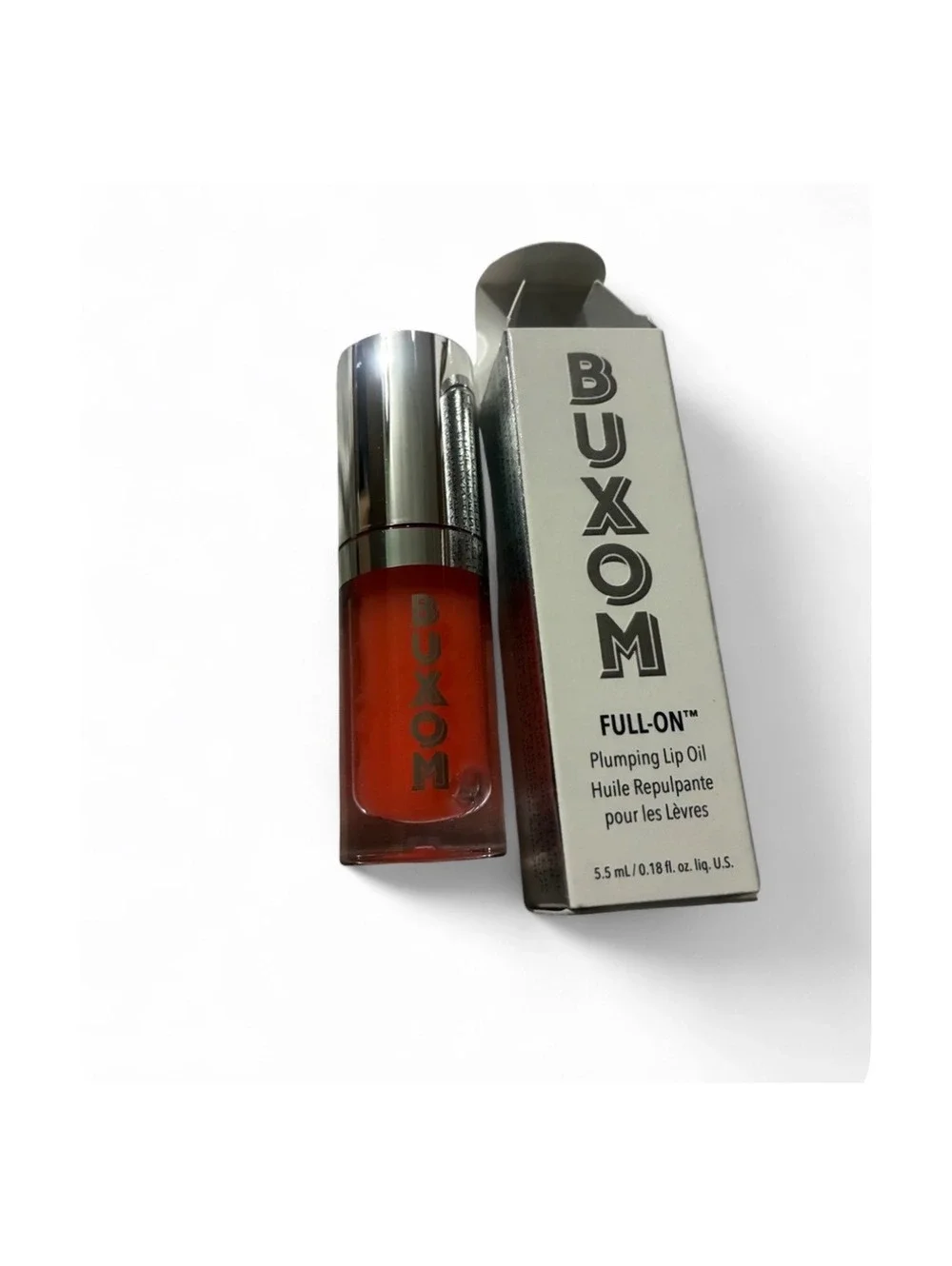 BNIB BUXOM Full-On Plumping Glossy Lip Oil Shade Trixie